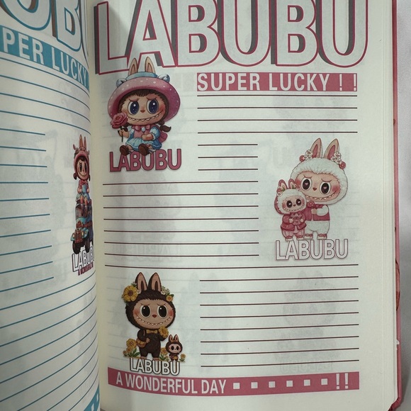 Labubu The Monsters Deep Sea Diver Hardcover 8x6 Notebook - Picture 5 of 5